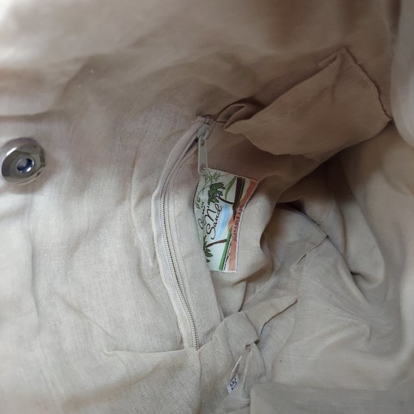 Sun 'N' Sand Straw & Fabric Bag - Picture 7 of 10